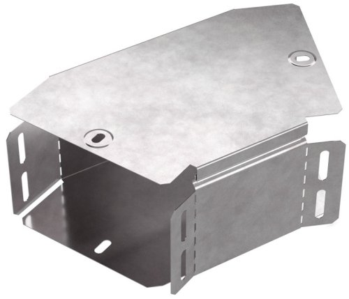 Угол для лотка горизонтальный с крышкой Промрукав Стандарт 45град. 150х100 фото Угол для лотка горизонтальный с крышкой Промрукав Стандарт 45град. 150х100 картинка